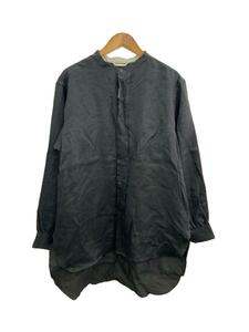 Nigel Cabourn◆長袖シャツ/50/リネン/BLK/8048-00-10005//