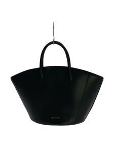 TED BAKER◆トートバッグ/レザー/BLK