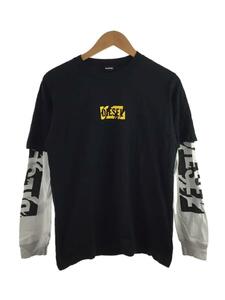 DIESEL◆長袖Tシャツ/XS/コットン/BLK//