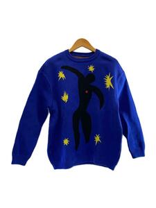 crepuscule◆セーター(厚手)/×OVERRIVER/FREE/コットン/ブルー/1603-022//
