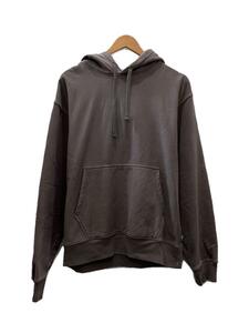 STUSSY◆PIGMENT DYED FLEECE HOODIE/パーカー/M/コットン/GRY/無地