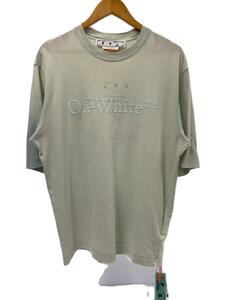 OFF-WHITE◆Tシャツ/L/コットン/BLU/OMAA119S22JER001