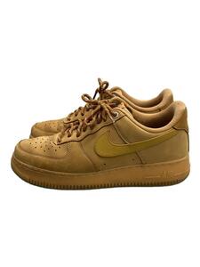 NIKE◆AIR FORCE 1 07 WB/エアフォース/キャメル/CJ9179-200/26.5cm/CML/レザー