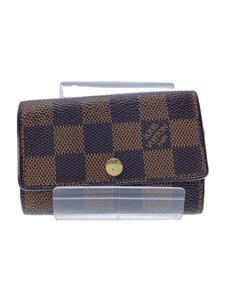 LOUIS VUITTON◆ミュルティクレ6_モノグラム_BRW/レザー/BRW/レディース