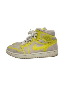 NIKE◆AIR JORDAN 1 MID LX_エアジョーダン 1 ミッド LX/26cm/GRY/スウェード//