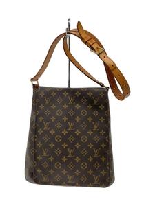 LOUIS VUITTON◆ミュゼット_モノグラム・キャンバス_BRW/PVC/BRW