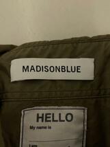 MADISONBLUE◆washed out madane shirt/長袖シャツ/0/コットン/カーキ/無地/MB184-5016//_画像3