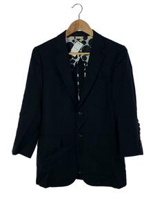 COMME des GARCONS HOMME PLUS◆Wool Silk Biased Jacket/テーラードジャケット/SS/ウール/BLK/PC-J059/襟汚