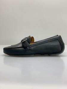 RALPH LAUREN◆ローファー/US6.5/BLK/506787/ドライビングシューズ/ストラップ