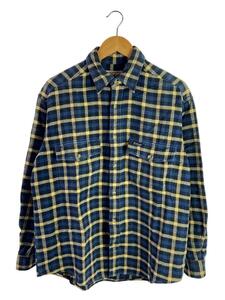 Woolrich◆長袖シャツ/L/コットン/NVY/チェック