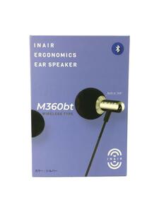 INAIR◆未使用品/イヤホン/INAIR M360bt SV/有線モデル//