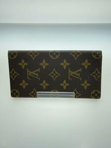 LOUIS VUITTON◆小切手ケース/モノグラム/PVC/BRW/メンズ