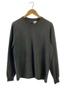 Rick Owens◆長袖Tシャツ/XS/コットン/GRY/無地/RU19S2277-BA