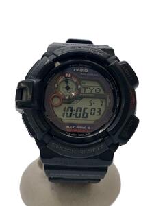 CASIO◆ソーラー腕時計・G-SHOCK/デジタル/BLK