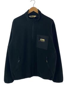 DEUS EX MACHINA◆Munster Zip Polar Fleece/L/ポリエステル/BLK/DMF228333