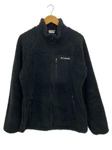 Columbia◆PECKMAN BOWL II JACKET_ペックマンボウル2ジャケット/L/ポリエステル/BLK/無地