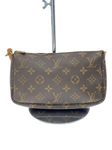 LOUIS VUITTON◆1)ポシェット・アクセソワール_モノグラム・キャンバス_BRW/PVC/BRW