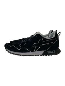 W6YZ◆ローカットスニーカー/US8.5/BLK/スウェード