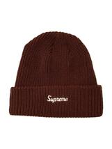 Supreme◆LOOSE GAUGE BEANIE/ニットキャップ/FREE/アクリル/BRW/メンズ_画像1