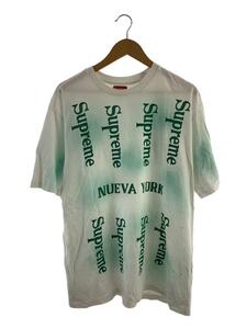 Supreme◆Tシャツ/L/コットン/WHT/20SS/Nueva York S/S