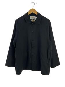 YAECA◆COMFORT SHIRT WIDE RS/ジャケット/S/コットン/BLK/19116