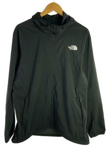 THE NORTH FACE◆ES ANYTIME WIND HOODIE_ES エニータイムウインドフーディ/XL/ポリエステル/BLK