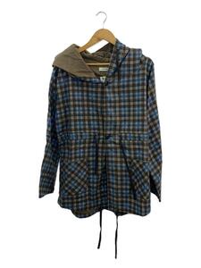 nonnative◆TROOPER SMOCK COTTON TWILL/ジャケット/O/コットン/BLU/チェック