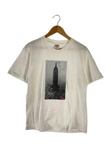 Supreme◆Tシャツ/18AW/Mike Kelley/The Empire State Building/M/コットン/WHT