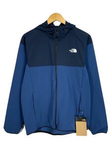 THE NORTH FACE◆APEX FLEX HOODIE_エイペックスフレックスフーディ/M/ナイロン/BLU