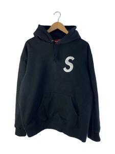 Supreme◆パーカー/L/コットン/BLK/21AW/S Logo Split Hooded Sweatshirt