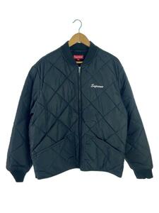 Supreme◆ジャケット/L/ナイロン/BLK/21AW Quit Your Job Quilted