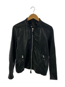 AWESOME LEATHER/シングルライダースジャケット/3/山羊革/BLK/AL-004