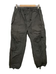 STUSSY◆NYCO OVER TROUSERS/ボトム/M/コットン/GRY/無地/7560200