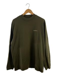 Supreme◆長袖Tシャツ/L/コットン/KHK