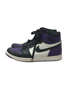 NIKE◆AIR JORDAN 1 RETRO HIGH OG/555088-501/ハイカットスニーカー/29.5cm/PUP