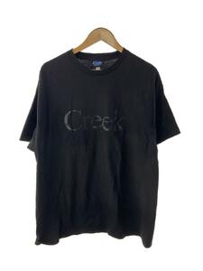 Creek◆Tシャツ/XL/コットン/BLK/プリント