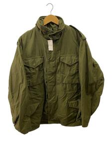 US.ARMY◆モッズコート/L/コットン/KHK/無地/8415-782-2942