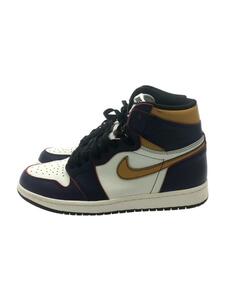 NIKE◆AIR JORDAN 1 RETRO HIGH OG DEFIANT/エアジョーダンハイ/パープル/26cm/P