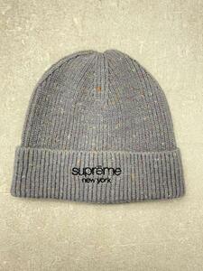 Supreme◆21AW/Rainbow Speckle Beanie/ビーニー/ニットキャップ/FREE/ウール/GRY