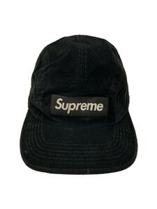 Supreme◆21ss/Fine Wale Corduroy Camp Cap/キャップ/FREE/コーデュロイ/BLK