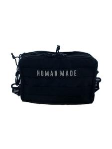 HUMAN MADE◆ショルダーバッグ/ナイロン/BLK/ブラック/鞄/