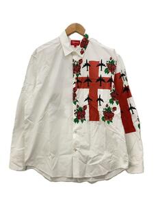 Supreme◆23SS/Destruction of Purity Shirt/長袖シャツ/M/コットン/WHT/プリント