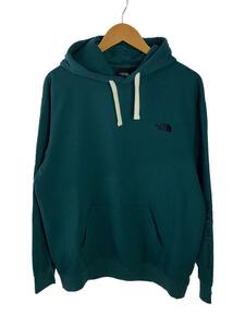 THE NORTH FACE◆MESSAGE LOGO HOODIE_メッセージロゴフーディー/M/コットン/GRN/無地