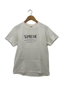 Supreme◆Anno Domini Tee/Tシャツ/S/コットン/ホワイト/20SS