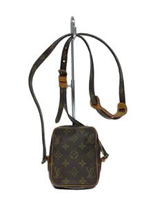 LOUIS VUITTON◆ミニ・ダヌーブ_モノグラム・キャンバス_BRW/PVC/BRW/M45268