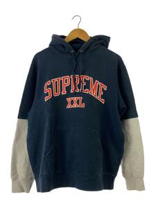 Supreme◆20SS/XXL Hooded Sweatshirt/パーカー/M/コットン/NVY