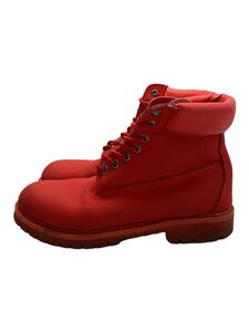 Timberland◆レースアップブーツ/US8/RED/10061