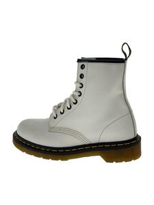 Dr.Martens◆1460Z/8 EYE BOOT/レースアップブーツ/US6/WHT/レザー/10072100