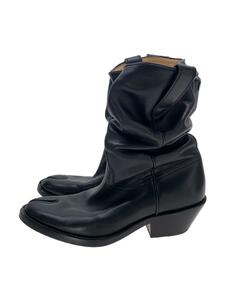 Maison Margiela◆23AW Wmns Tabi Western Boot ブーツ/40/BLK/レザー/S39WW0068/スレ有