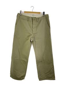 AND FAMILY◆Wide Chino Trousers/ボトム/L/コットン/ベージュ/内側汚れ有/PT230371